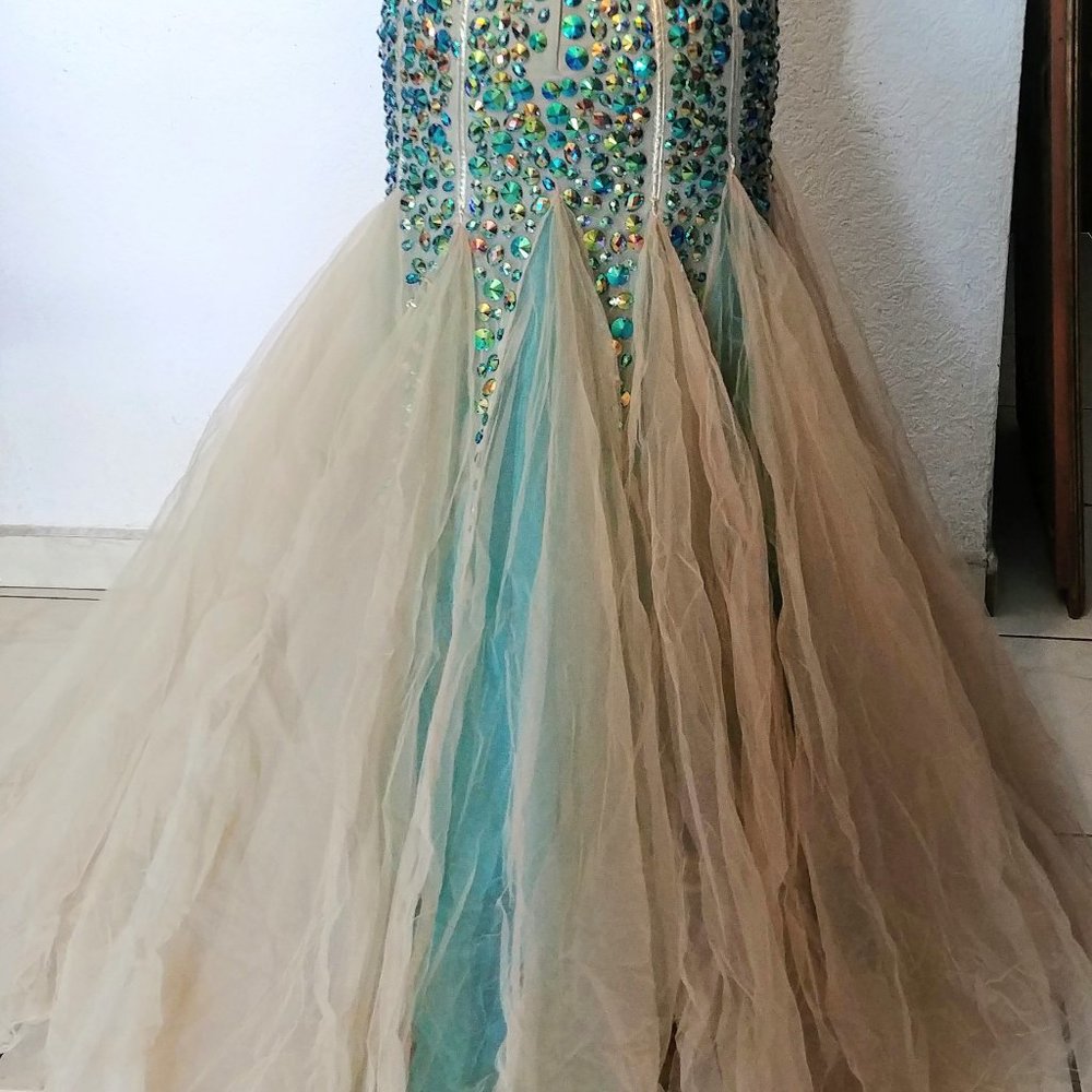 MERMAID PROM DRESS -SHERRI HILL - Picture 6 of 16